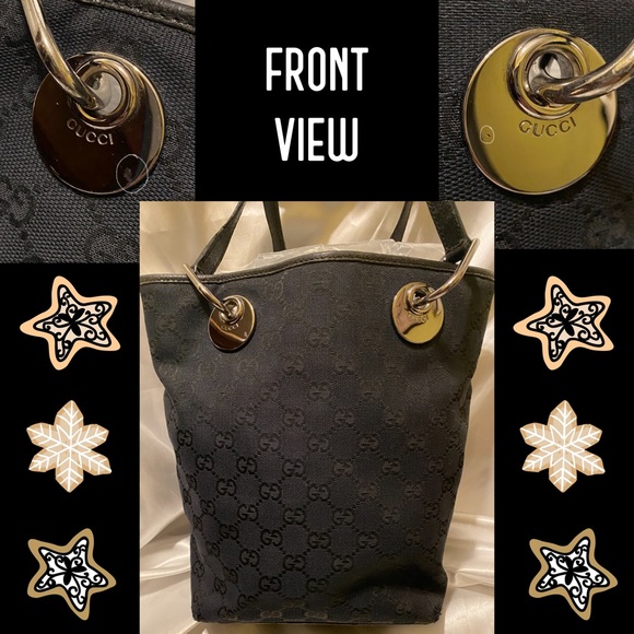 Authentic GUCCI GG Monogram Canvas Satchel - Picture 2 of 15